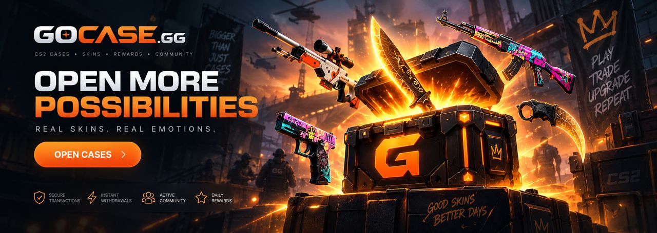 Відкривай кейси CS2 на Gocase.gg