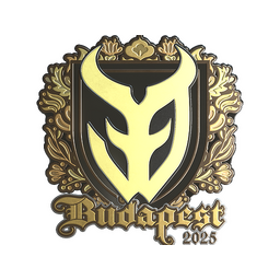 Sticker | 3DMAX (Gold) | Budapest 2025