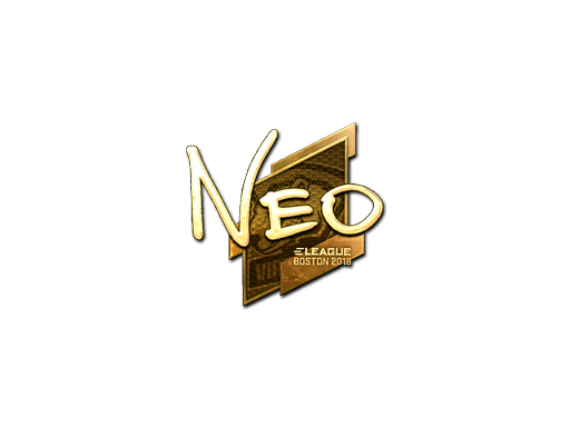 Sticker | NEO (Gold) | Boston 2018