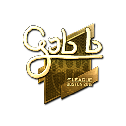 Sticker | gob b (Gold) | Boston 2018