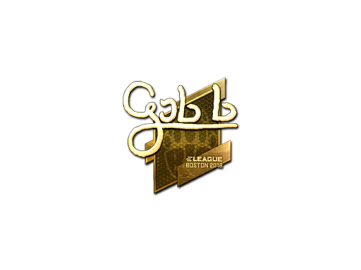 Sticker | gob b (Gold) | Boston 2018