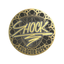Sticker | SHOCK (Gold) | Cologne 2026
