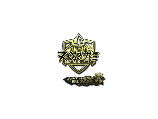 Sticker | zorte (Gold) | Antwerp 2022